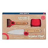 Opinel Le petit Chef - Kinder Kochmesser Set - 3 teilig - Kochmesser - Fingerschutz - Sparschäler -...