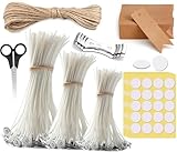 Kerzen Selber Machen Set - Kerzendocht Set für Kerzenformen zum Gießen, Dochte für Form Formen,...