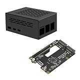Geekworm X1004 Dual PCIe to M.2 NVMe SSD Shield with Case for Raspberry Pi 5