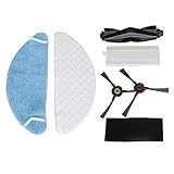 Sweeper -Zubehör Set Waschable MOP Einweg -Mop Rolling Pinselseitenpinselfilter Bildschirm für...