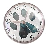 GAOINTELL Silents wasserdichte Badezimmeruhr Dusche Wand Saugnapf Küche Einfaches Ablesen Geschenk...