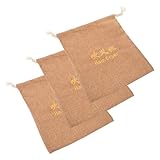 LOLIPPYY 3 Stück Teiliges Haartrockner-aufbewahrungsbeutel aus Jute Waschbare Weiche...