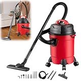 UOEONR Industriestaubsauger 1200Watt Mit Steckdose Blasfunktion, 15 L Nass-Trockensauger,18KPA...