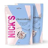 NICKS Chocodrink Heiße Schokolade ohne Zuckerzusatz, Hochwertige Kakao Trinkschokolade Keto, Vegan,...
