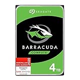 Seagate Barracuda 4TB interne Festplatte HDD, 3.5 Zoll, 5400 U/Min, 256 MB Cache, SATA 6GB/s,...