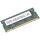 iFutniew DDR2 4 GB Laptop RAM Speicher 667 MHz PC2 5300 SODIMM 1,8 V 200 Pins für AMD Laptop...