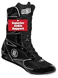 Ringside Unzerstörbare Muay Thai MMA-Wrestling-Boxschuhe, Schwarz , 2 Big Kid