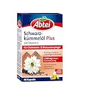 Abtei Schwarzkümmelöl Plus - mit Vitamin E - Nahrungsergänzung für Cholesterin- und...