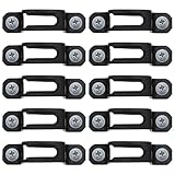 LIFKOME Unsichtbare Möbelverbinder 50 Stück Verdeckte Schrankschrauben aus Gehärtetem Manganstahl...