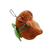 WATERBELINE Cosplay Capybara Anhänger Schönes Stofftier Plüsch Schlüsselanhänger Rucksack Dekor...