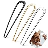 Mbsomnus 3 Stück French Hair Pin Metall Französische Haarnadel 14cm French Twist Hair Pin...