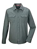 killtec Herren KOS 48 MN WVN SHRT Funktionshemd/Hemd Langarm/Outdoorhemd, dunkelgrün, 4XL