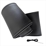 Generisch Lenkradbezug Pu Leder, Auto Lenkradhülle zum schnüren Nähen mit Nadel und Faden...