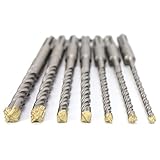 Firecore SDS Bohrer Set 7-tlg (5mm, 6mm x 2, 8mm x 2, 10mm, 12mm) - Steinbohrer Set SDS mit...