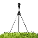 Rotating Tripod Sprinkler - 360° Automatischer Rotierender Gartensprenger - Edelstahl Bewässerung...