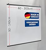 MyMaxxi | Deckenhänger Spuckschutz Folie 80x120cm mit Alu-Klemmschiene | Schutz Wand hängend |...