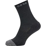 GORE WEAR M Unisex Thermo Socken, Größe: 44-46, Farbe: Schwarz/Grau