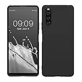 kwmobile Hülle kompatibel mit Sony Xperia 10 IV Hülle - weiches TPU Silikon Case - Cover geeignet...