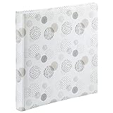 Hama Fotoalbum Graphic (Jumbo Album zum Selbstgestalten, Photo Album zum Einkleben, 80 weiße...