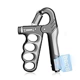 Handtrainer Unterarmtrainer, 2025 Neu Finger Griffstärker mit Elektronische Zählfunktion, Grip...