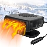 Mineup 12V 150W Autoheizung, Auto Heizlüfter, Auto Heizung Entfroster, 360° Drehbar Entfroster...