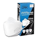DRX FFP2 Maske, Atemschutzmaske mit 3 Lagen, Atmungsaktiv & Hautfreundlich, Staubmaske, 99%...