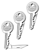 FUGLUS 1 StüCkr Mini SchlüSselmesser Multifunktionswerkzeug, Edelstahl 304 SchlüSsel Kleines...
