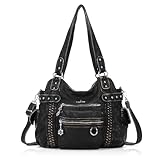 Angel Kiss Hobo Handtaschen für Damen, weiches PU-Leder, Schulterhandtaschen für Damen, 145bornze