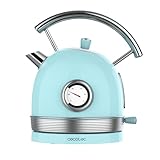 Cecotec Elektrischer Wasserkocher ThermoSense 420 Light Blue, 1,8 Liter, 2200 W, Temperaturmessung,...