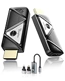 Wireless HDMI Transmitter and Receiver, 1080P Low Latency Reichweite bis 30m, Drahtloses HDMI...