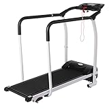 Laufband Elektrisch Klappbar Bodenstehend Walking Laufband Fitness Laufband mit LCD-Bildschirm Hause...