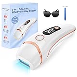 ZKMAGIC IPL Geräte Haarentfernung Laser für Männer und Frauen, 999,900 Lichtimpulse 3 Funktionen...