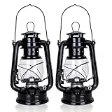 Petroleumlampe Outdoor , Retro Sturmlaterne,Black Petroleumlampe Geeignet Für Indoor ,Haus, Garten,...