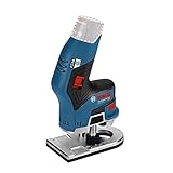 Bosch Professional 12V System Akku Kantenfräse GKF 12V-8 (Fräskopf-Schaft: 8 mm, ohne Akku/...