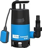 Güde Schmutzwassertauchpumpe GS 4002 P (400 W, 7500 l/h, Förderhöhe max 5 m, Eintauchtiefe max 4...