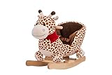 NINODOVAE Schaukeltier Giraffe, Schaukeltier zum Draufsitzen für Kinder und Babys 12 bis 36 Monaten