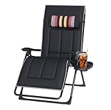 OVLRIJP Garten Liegestuhl Klappbar, Extra Breit 72cm Klappbare Gartenliege, Sonnenliege Klappbar,...