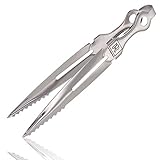 M. ROSENFELD Shisha Zange für Tabak und Kohle - Shisha Holzkohlezange aus Edelstahl - Erwärmt Sich...