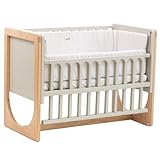 Geuther 4-in-1 Beistellbett Baby Hato, Baby Erstausstattung für Babyzimmer ab Geburt I Gitterbett...