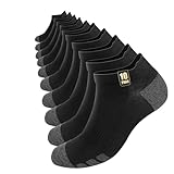 Chic Defend Sneaker Socken Herren 10 Paar Atmungsaktive Baumwolle Sportsocken Kurz Sommer Halbsocken...