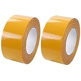 2 Rollen Verlegeband Extra Stark Klebend-20m x 30mm,Doppelseitiges Klebeband,Teppichklebeband,zum...