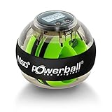 Powerball Autostart Max, gyroskopischer Handtrainer inkl. Aufziehmechanik und Drehzahlmesser,...