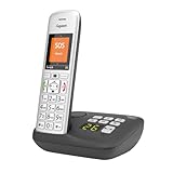 Gigaset E390A - Schnurloses Senioren DECT-telefon für Senioren mit Anrufbeantworter, großes...