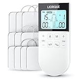 LIORQUE TENS Gerät Schmerztherapie Reizstromgerät zur Schmerzlinderung 2 Kanäle Muskelstimulator...