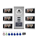 HIJYMNZPQ Mehrfamilienhaus 7' WiFi Tuya Smart Video-Gegensprechanlage for Home...