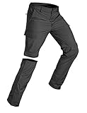 Wespornow Herren Zip-Off-Wanderhose-Abnehmbar-Trekkinghose, Atmungsaktiv Outdoorhose Arbeit Hosen...