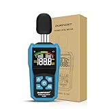 Dezibel Messgerät, DURFICST Schallpegelmessgerät mit LCD-Farbbildschirm, 30–130 dB,DB Messgerät...