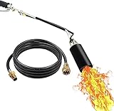 Unkrautvernichter Unkrautbrenner Set - Effizientes Gas-Flammengerät zur einfachen Unkrautentfernung...