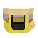 Dioche Laufstall für Hunde und Katzen, Faltbarer Laufstall für Haustiere – Tragbare Wurfkiste...