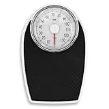 ADE Körperwaage analog im Retro Look | rutschfeste Wiegeoberfläche | mechanische Personenwaage mit...